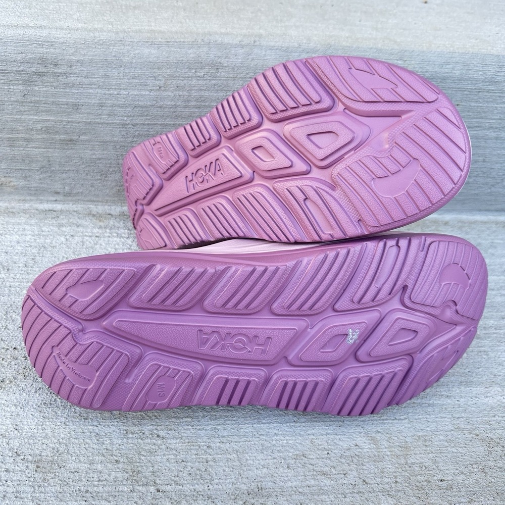 NEW HOKA Ora‎ Recovery Slide 3 Mens Size 13 Pink Mauve Slides Sandals 1135061 - Picture 4 of 5